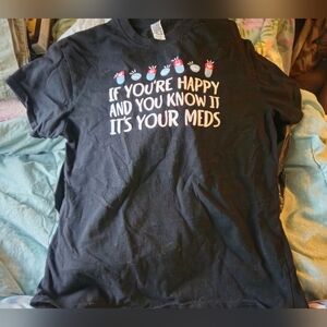 Womens Graphic Tee Size Med.